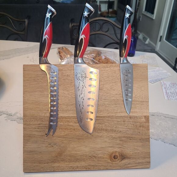 Magnetized Knife Board Strong Magnets Knives NOT Included Like NEW - Picture 3 of 12